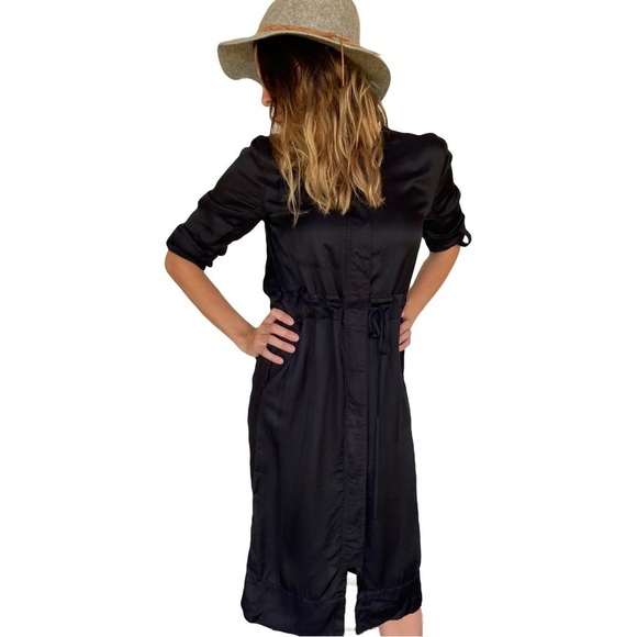 BURNING TORCH Little Black Dress Zippered Front Womens size S - Picture 3 of 14